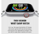 Smart Wristband Watch T55 Magnetic Suction Charging Bluetooth Voice Bracelet With Two Straps 2 in UAE