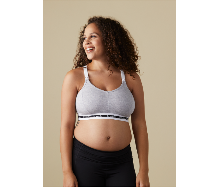 Bravado Original Full Cup Nursing Bra Extra Large - Dove Heather 4 in UAE