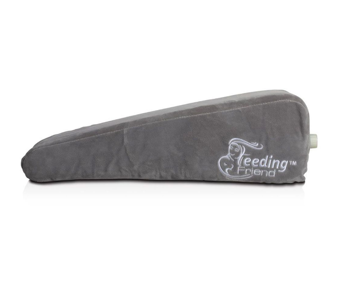 Feeding Friend Self-Inflating Nursing Pillow - Grey 1 in UAE