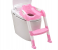 Baby adjustable Toddler Potty Training Toilet Seat With Ladder For Toddler - Pink 2 in UAE