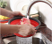 Set of 2 Silicone Collapsible Strainers - Grey and Red 5 in UAE