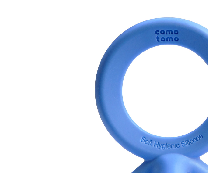 Comotomo Silicone Baby Teether - Blue 3 in UAE