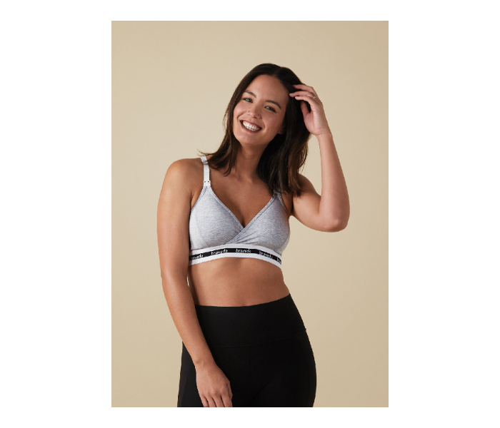 Bravado Original Nursing Bra Large - Dove Heather 1 in UAE