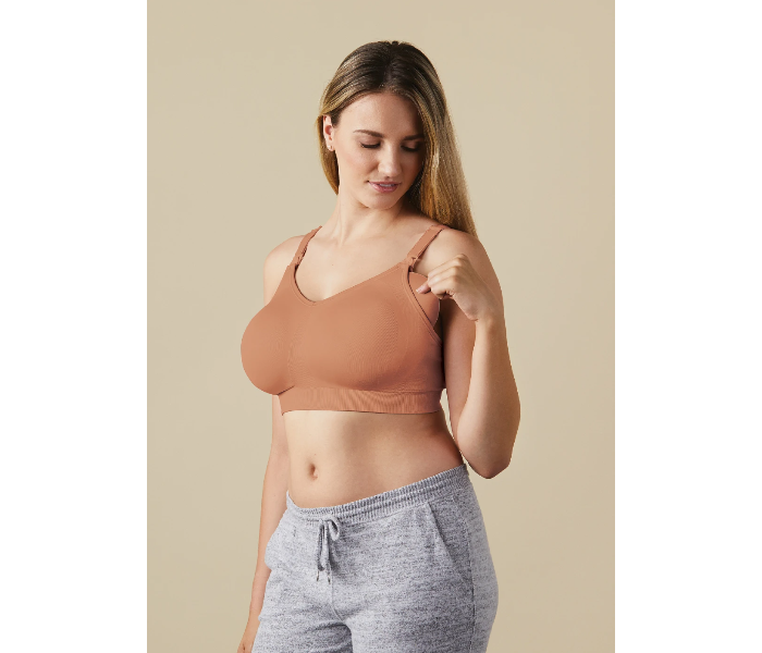 Bravado The Body Silk Seamless Nursing Bra Extra Large - Cinnamon 3 in UAE