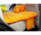 Jongo JA177-3 Car Inflatable Mat Outdoor Traveling Air Mattresses Camping Folding Sleeping Bed with Pillows and Pump - Orange 2 in OMAN