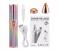 2 In 1 Electric Eyebrow Trimmer Painless Eye Brow Epilator and Portable Facial Body Hair Remover for Women - Pink 1 in UAE