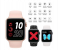 Smart Wristband Watch T55 Magnetic Suction Charging Bluetooth Voice Bracelet With Two Straps 5 in UAE