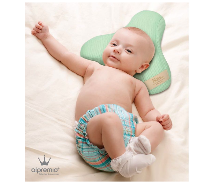 Al Premio 3D Airmesh Baby Pillow - Light Green 2 in UAE