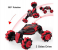 Off-Road Double Side Driving Stunt Remote Control Car for Kids - Red and Black 2 in KSA