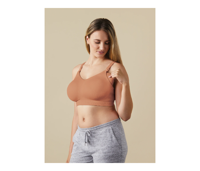 Bravado The Body Silk Seamless Nursing Bra Medium - Cinnamon 4 in UAE