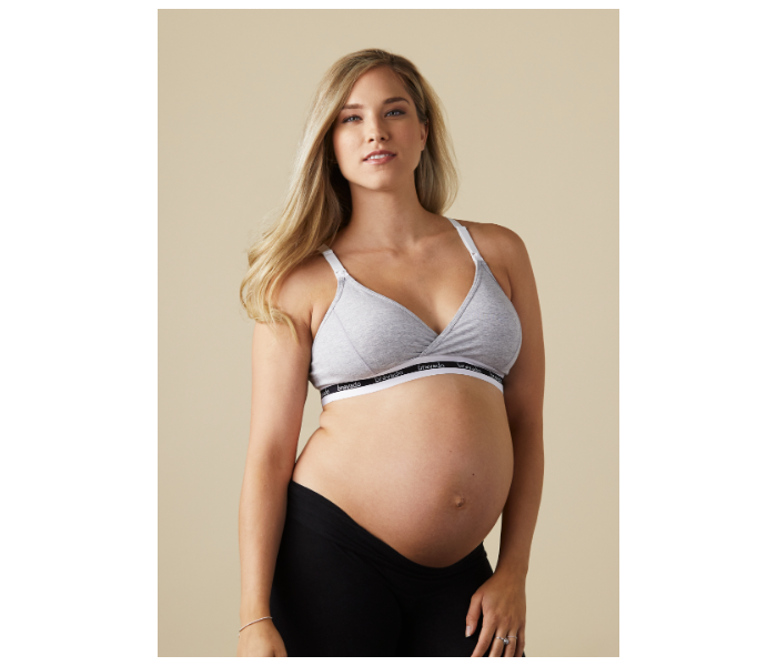 Bravado Original Nursing Bra Extra Large - Dove Heather 4 in UAE