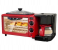 Olympia 3 in1 Multifunction 1050W Breakfast Maker- Red 1 in OMAN
