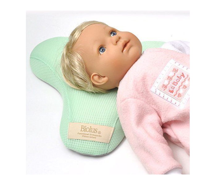 Al Premio 3D Airmesh Baby Pillow - Light Green 4 in UAE