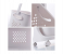 3 Layer Laundry Basket With Rolling Wheel - White 2 in OMAN