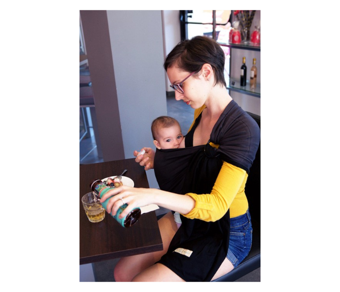 Love Radius Little Baby Wrap Without a Knot - Black 3 in UAE