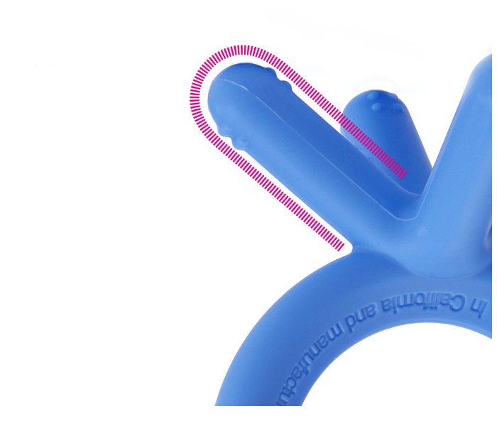 Comotomo Silicone Baby Teether - Blue 2 in UAE