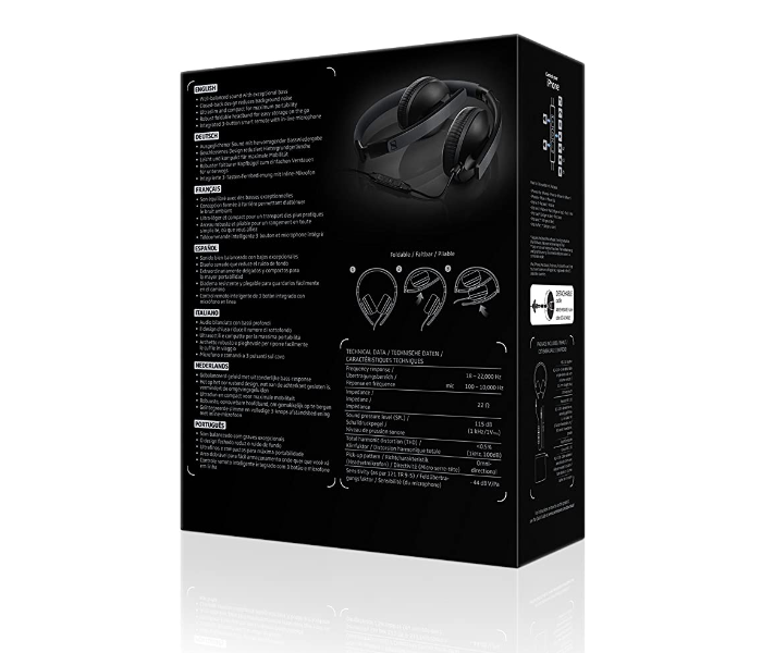 Sennheiser HD-2.2s Over Ear Wired Headset - Black 3 in OMAN