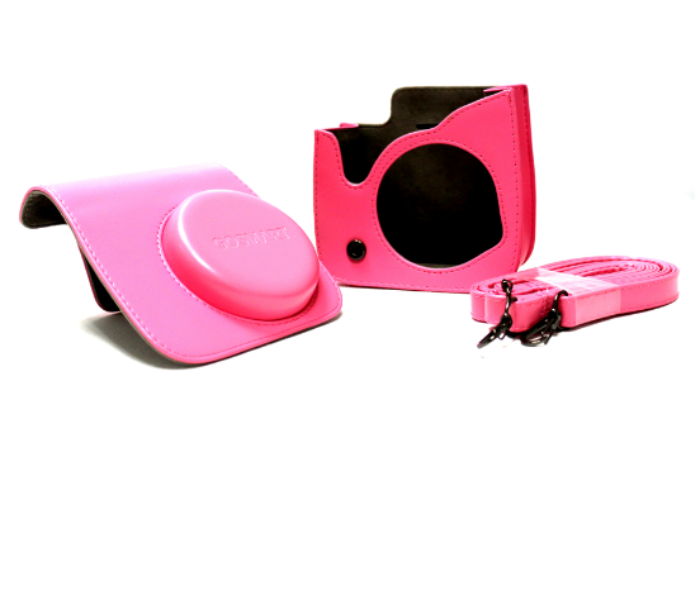 Gosmart Camera Bag For Fujifilm Instax Mini 8 8Plus 9 - Flamingo Pink 3 in UAE