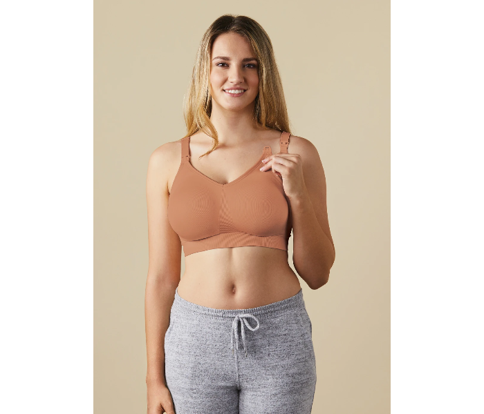 Bravado The Body Silk Seamless Nursing Bra Medium - Cinnamon 3 in UAE