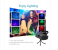 4 in 1 LED 7 Colors Sound Activated Laser Light with Remote Control - Black 3 in UAE