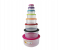 Princeware 8 Pieces Plastic Round Container Set 1 in KSA