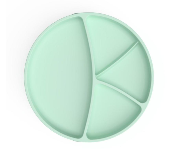 Everyday Baby Silicone Suction Plate - Mint Green 2 in UAE