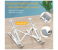Portable Foldable Laptop Cooling Desk Holder Laptop Stand - Silver 3 in UAE