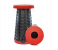 Twist n Sit Retractable Folding Telescoping Stool Sturdy - Red and Black 1 in UAE