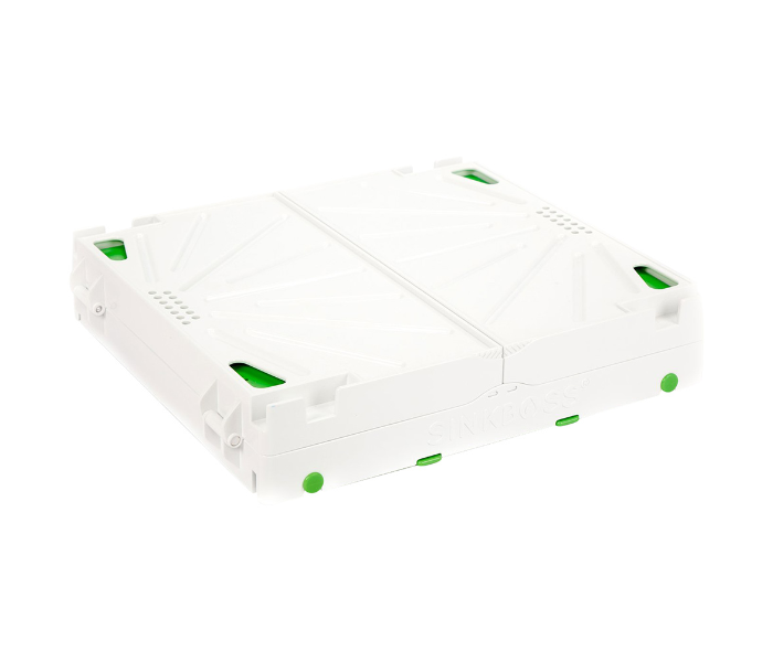 SinkBoss Portable Sink and Drying Rack - White and Green 5 in UAE