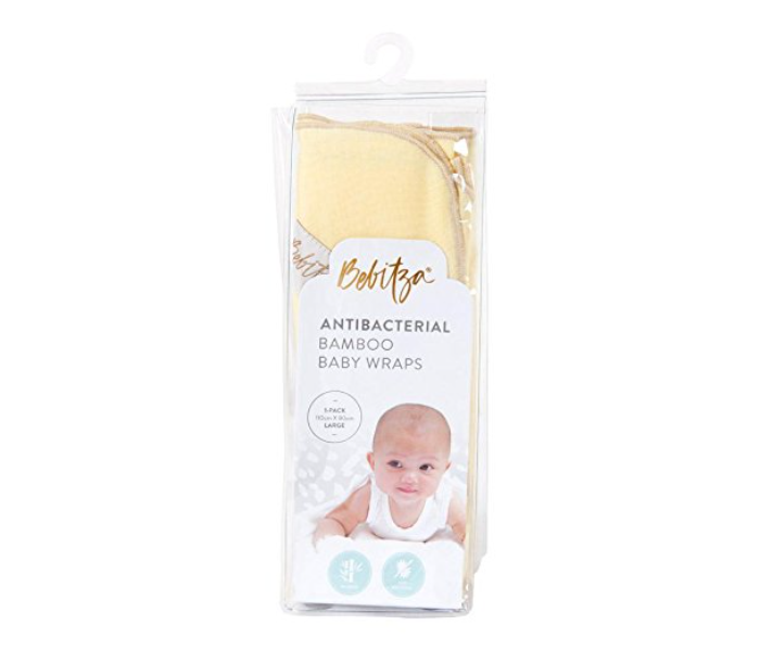 Bebitza Antibacterial Baby Wrap - Yellow 1 in UAE