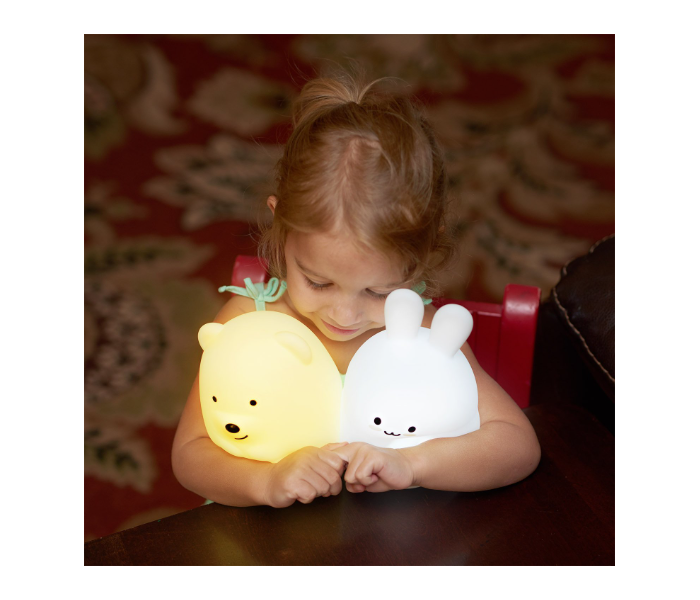 Lumipets Remote Control Bunny Nightlight Toy for Kids - White 3 in UAE