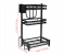 In-House 39408 3 Tier Spice Rack Rack Organizer Shelf - Black 2 in KSA