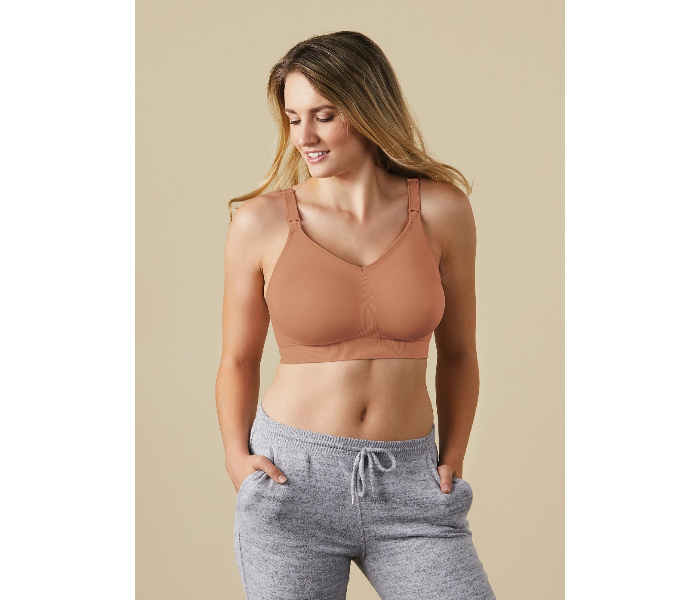 Bravado The Body Silk Seamless Nursing Bra Medium - Cinnamon 1 in UAE