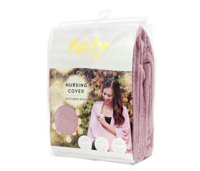 Bebitza Textured Knit Fabric - Pink 3 in UAE
