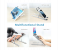 Portable Foldable Laptop Cooling Desk Holder Laptop Stand - Silver 5 in UAE