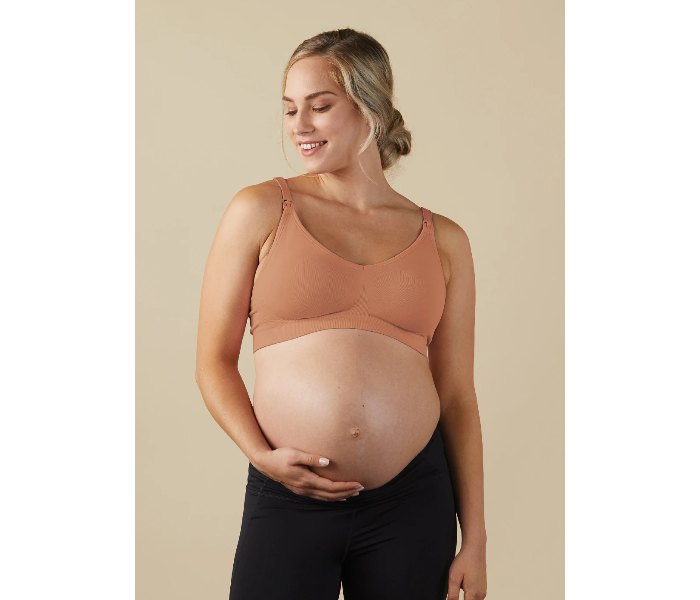 Bravado The Body Silk Seamless Nursing Bra Extra Large - Cinnamon 5 in UAE