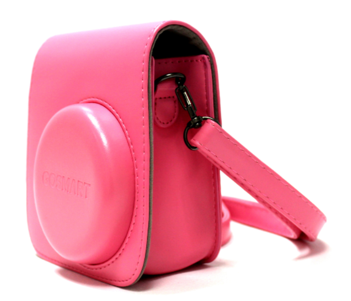 Gosmart Camera Bag For Fujifilm Instax Mini 8 8Plus 9 - Flamingo Pink 2 in UAE