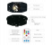 4 in 1 LED 7 Colors Sound Activated Laser Light with Remote Control - Black 4 in UAE