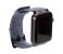 Promate GLOW-42SM 42mm Canvas Watch Band for Apple Watch - Light Blue and Grey 3 in UAE