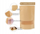 Rosymoment SBB-3083 12 Pieces Zip Lock Reusable Kraft Stand Up Food Pouches - Brown 3 in UAE