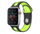 Promate HIPSTER-42SM 42mm Silicone Watch Strap for Apple Watch Series - Black and Green 2 in UAE