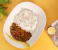 Royalford RF8050 12-inch Melamine Ware Super Rays Oval Plate - Ivory & Yellow 2 in UAE