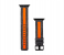 Promate GLOW-42SM 42mm Canvas Watch Band for Apple Watch - Grey and Orange 1 in UAE