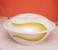 Royalford RF8052 9-inch Melamine Ware Super Rays Bowl with Lid - Ivory & Yellow 1 in UAE