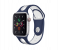 Promate HIPSTER-38ML 38mm Silicone Watch Strap for Apple Watch Series - Blue and White 4 in UAE