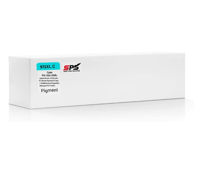 SPS Ink Cartridge 970 xl 971 xl 970xl 971xl for HP Officejet Pro X - Cyan 1 in UAE