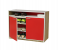 SR0006551 2 Doors Shoe Rack with 3 Compartment - Red and White 1 in KSA