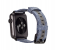 Promate GLOW-42SM 42mm Canvas Watch Band for Apple Watch - Light Blue and Grey 2 in UAE