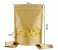 Rosymoment SBB-3085 12 Pieces Zip Lock Reusable Kraft Stand Up Food Pouches - Brown 2 in UAE
