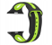 Promate HIPSTER-42ML 42mm Silicone Watch Strap for Apple Watch Series - Black and Green 1 in UAE